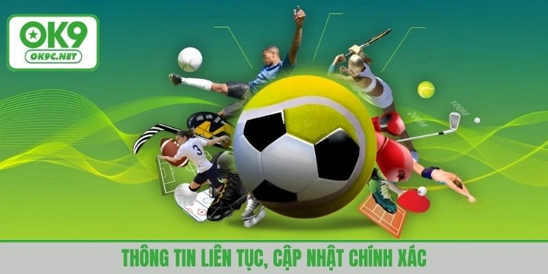 Cập nhật tin thể thao liên tục, đa dạng, chính xác